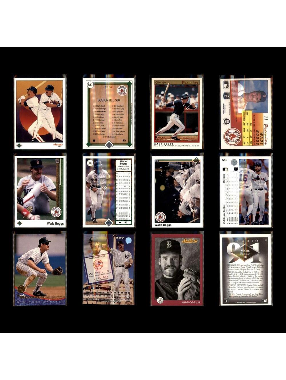 Wade Boggs Lot 50 Baseball Cards 1991 Score Dream Team Boston Red Sox Set MLB NM - Picture 5 of 13